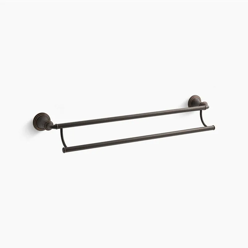 Devonshire 26.38" Double Towel Bar in Oil-Rubbed Bronze