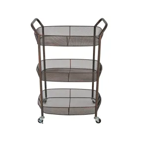 Ec, 3-Tier Metal Basket Bar Cart