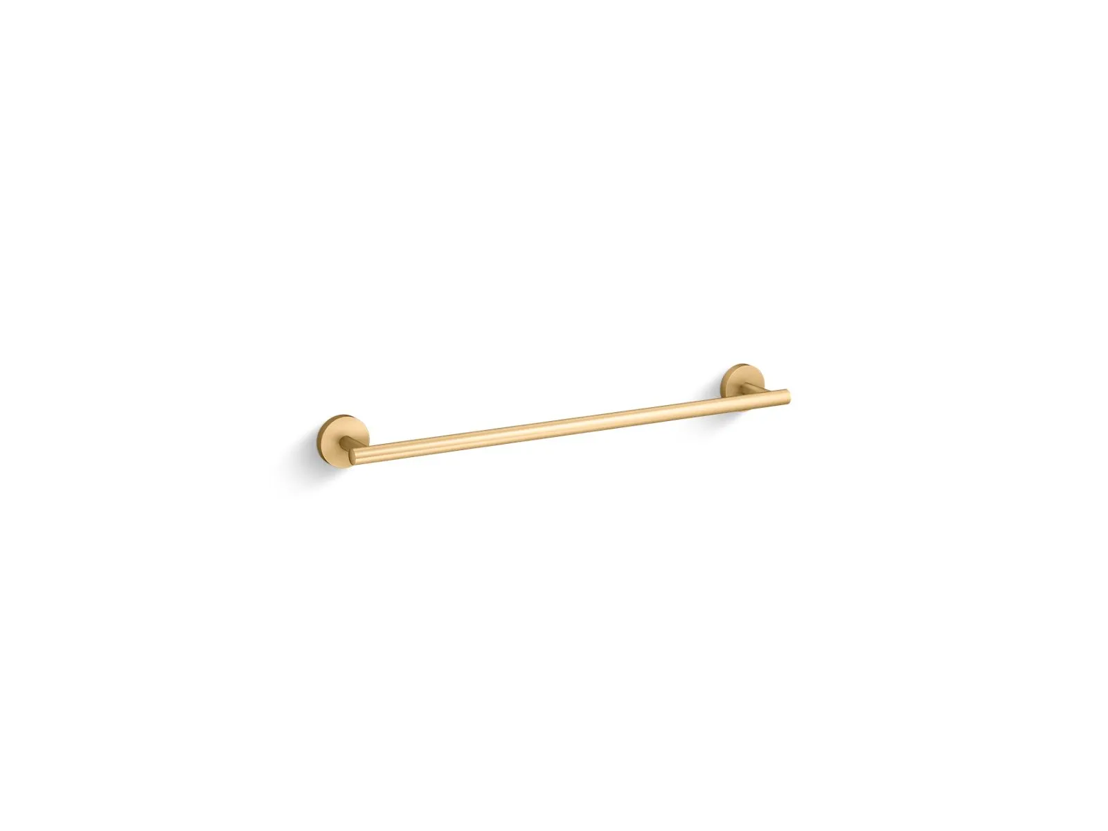 Elate 20" Towel Bar in Vibrant Brushed Moderne Brass