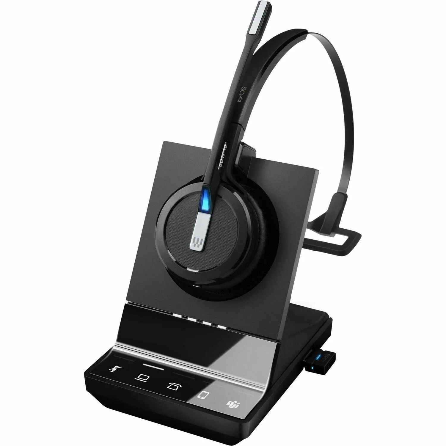 EPOS Impact Headset SDW 5016T Wireless On-ear Mono Noise Cancelling Black