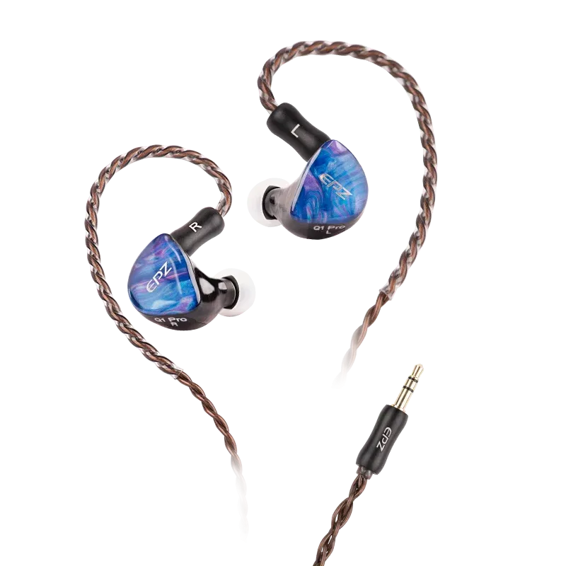 EPZ Q1 Pro/Q1Pro 10mm LCP PU Composite Diaphragm HiFi In-Ear Earphones