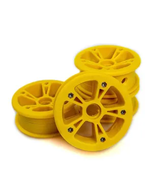 Evolve Wheel Hubs 7" | Yellow
