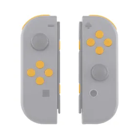 eXtremeRate Caution Yellow Replacement ABXY Direction Keys SR SL L R ZR ZL Trigger Buttons Springs, Full Set Buttons Repair Kits with Tools for NS Switch JoyCon & OLED JoyCon - JoyCon Shell NOT Included- AJ205