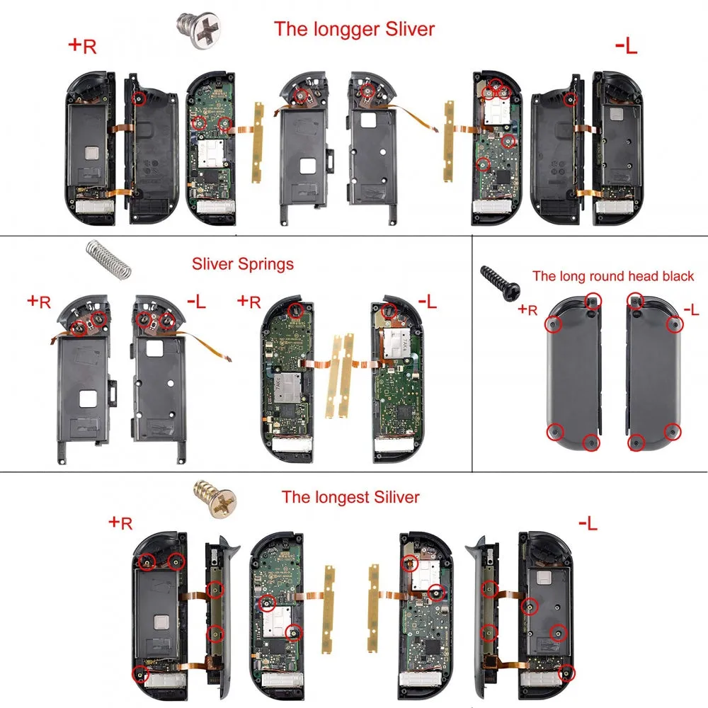 eXtremeRate Mint Green Replacement ABXY Direction Keys SR SL L R ZR ZL Trigger Buttons Springs, Full Set Buttons Repair Kits with Tools for NS Switch JoyCon & OLED JoyCon - JoyCon Shell NOT Included- AJ208