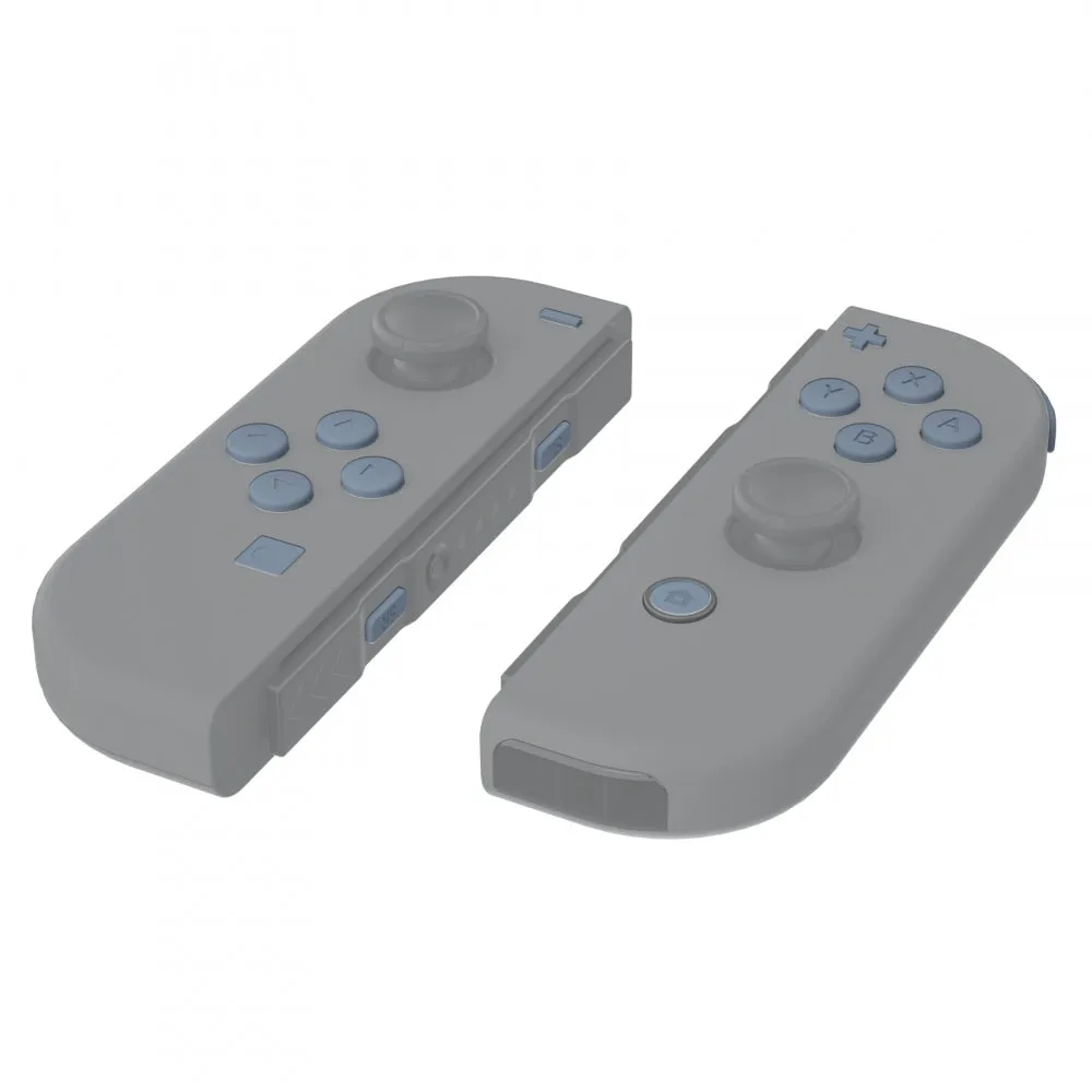 eXtremeRate Slate Gray Replacement ABXY Direction Keys SR SL L R ZR ZL Trigger Buttons Springs, Full Set Buttons Repair Kits with Tools for NS Switch JoyCon & OLED JoyCon - JoyCon Shell NOT Included - AJ220