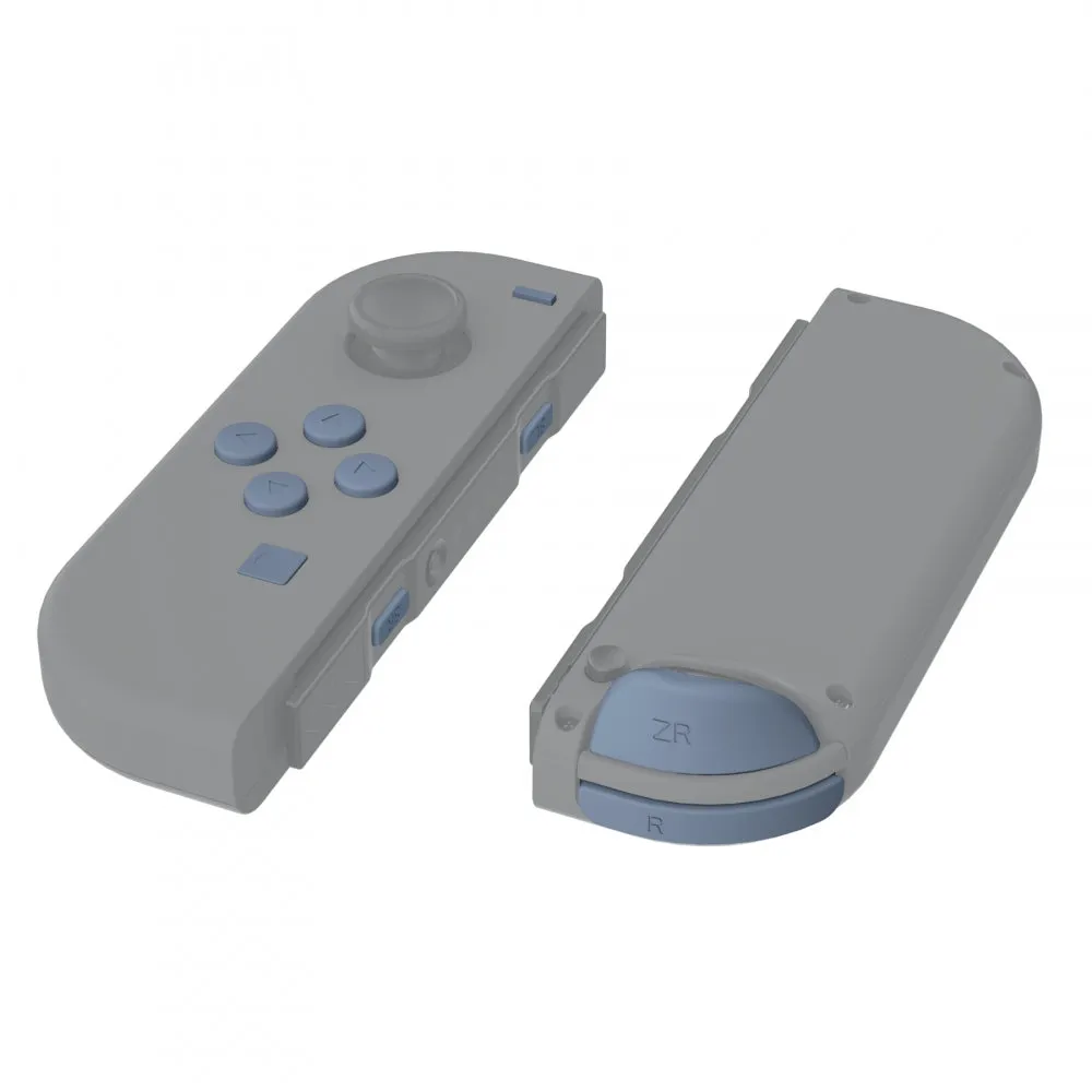 eXtremeRate Slate Gray Replacement ABXY Direction Keys SR SL L R ZR ZL Trigger Buttons Springs, Full Set Buttons Repair Kits with Tools for NS Switch JoyCon & OLED JoyCon - JoyCon Shell NOT Included - AJ220
