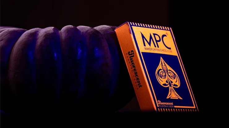 Fluorescent Playing Cards - Pumpkin Edition