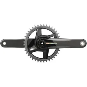 Force 1 Wide Bicycle Crankset - 175mm, 12-Speed, 40t, Direct Mount, DUB Spindle Interface, Iridescent Gray, D2