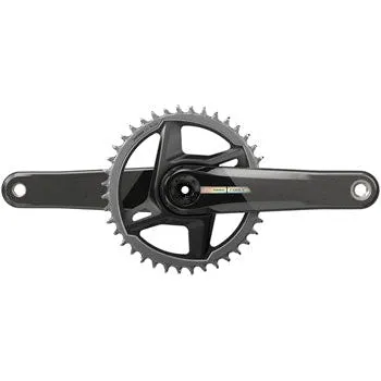 Force 1 Wide Bicycle Crankset - 175mm, 12-Speed, 40t, Direct Mount, DUB Spindle Interface, Iridescent Gray, D2