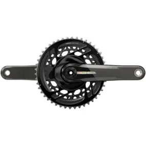 Force Bicycle Crankset - 165mm, 2x 12-Speed, 46/33t, Direct Mount, DUB Spindle Interface, Iridescent Gray, D2