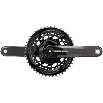 Force Bicycle Crankset - 165mm, 2x 12-Speed, 46/33t, Direct Mount, DUB Spindle Interface, Iridescent Gray, D2