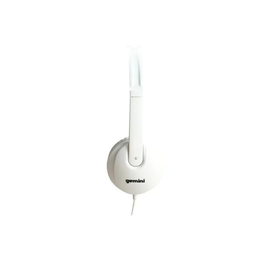 Gemini DJX-200WHT Professional DJ Headphones