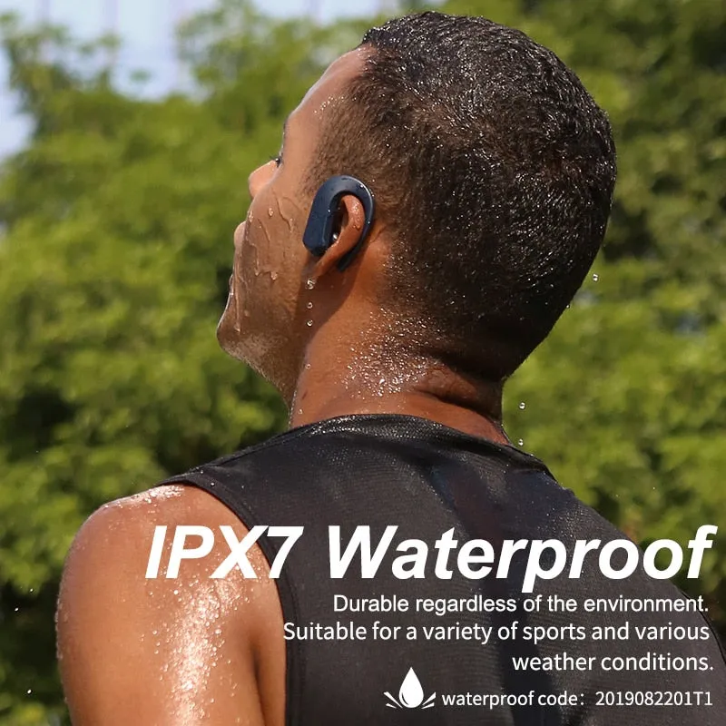 GGMM T1 TWS Bluetooth Headphones Sport 9D Stereo HiFi BT V5.0 Wireless Earphones IPX7 Waterproof 36Hrs Play-time Touch Control