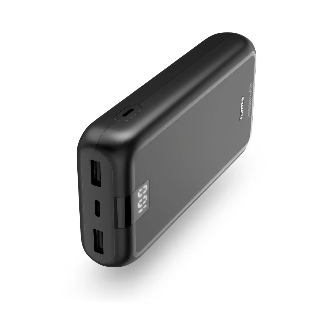Hama 20000mAh Fast Charge LiPo Powerbank - Anthracite | 514721