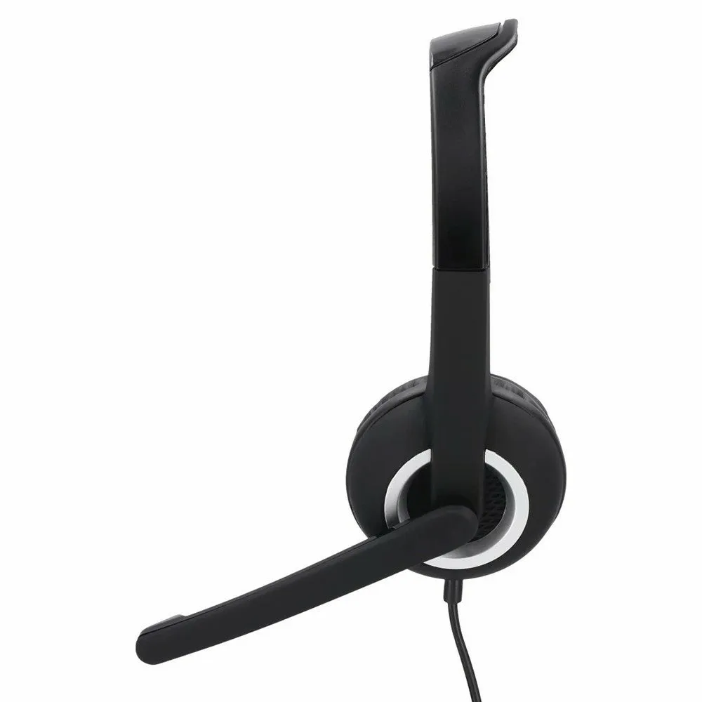 Hama HS-USB250 On-Ear Stereo Office Headset - Black | 458612