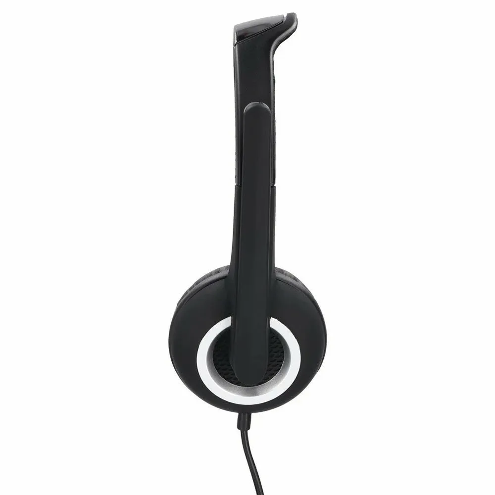 Hama HS-USB250 On-Ear Stereo Office Headset - Black | 458612