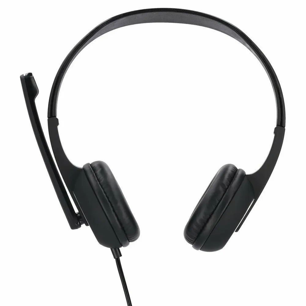 Hama HS-USB250 On-Ear Stereo Office Headset - Black | 458612