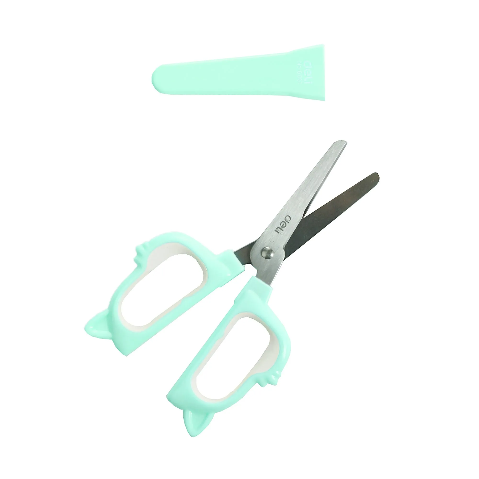Happy Cat Hand Held Scissors - Pink, Blue, and Green