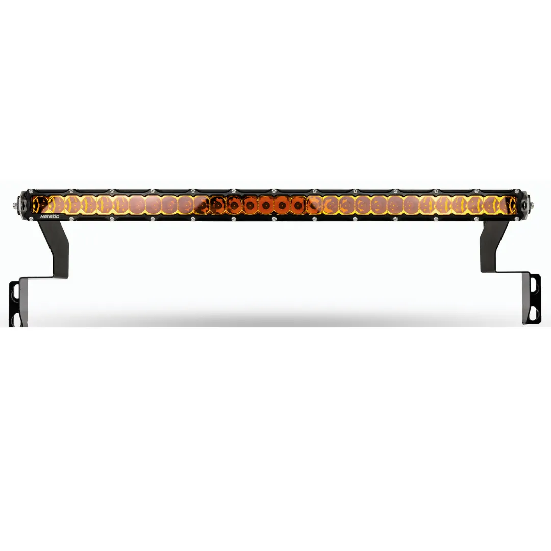 Heretic Studio Toyota Tacoma - Behind The Grille - 30 Inch Light Bar - Amber Lens