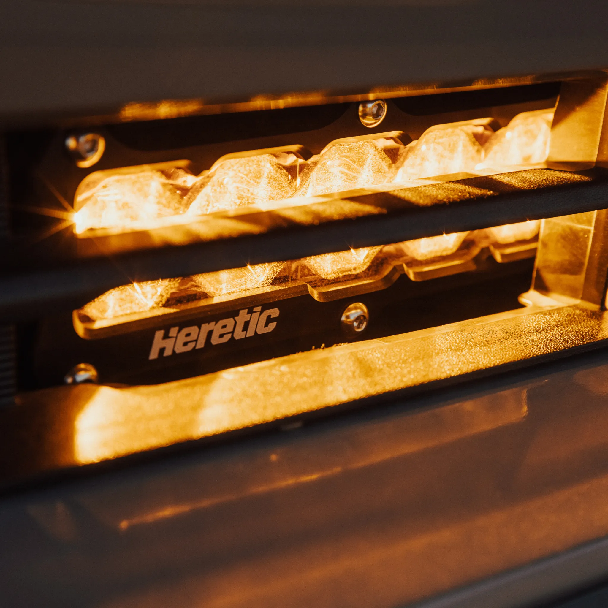 Heretic Studio Toyota Tacoma - Behind The Grille - 30 Inch Light Bar - Amber Lens