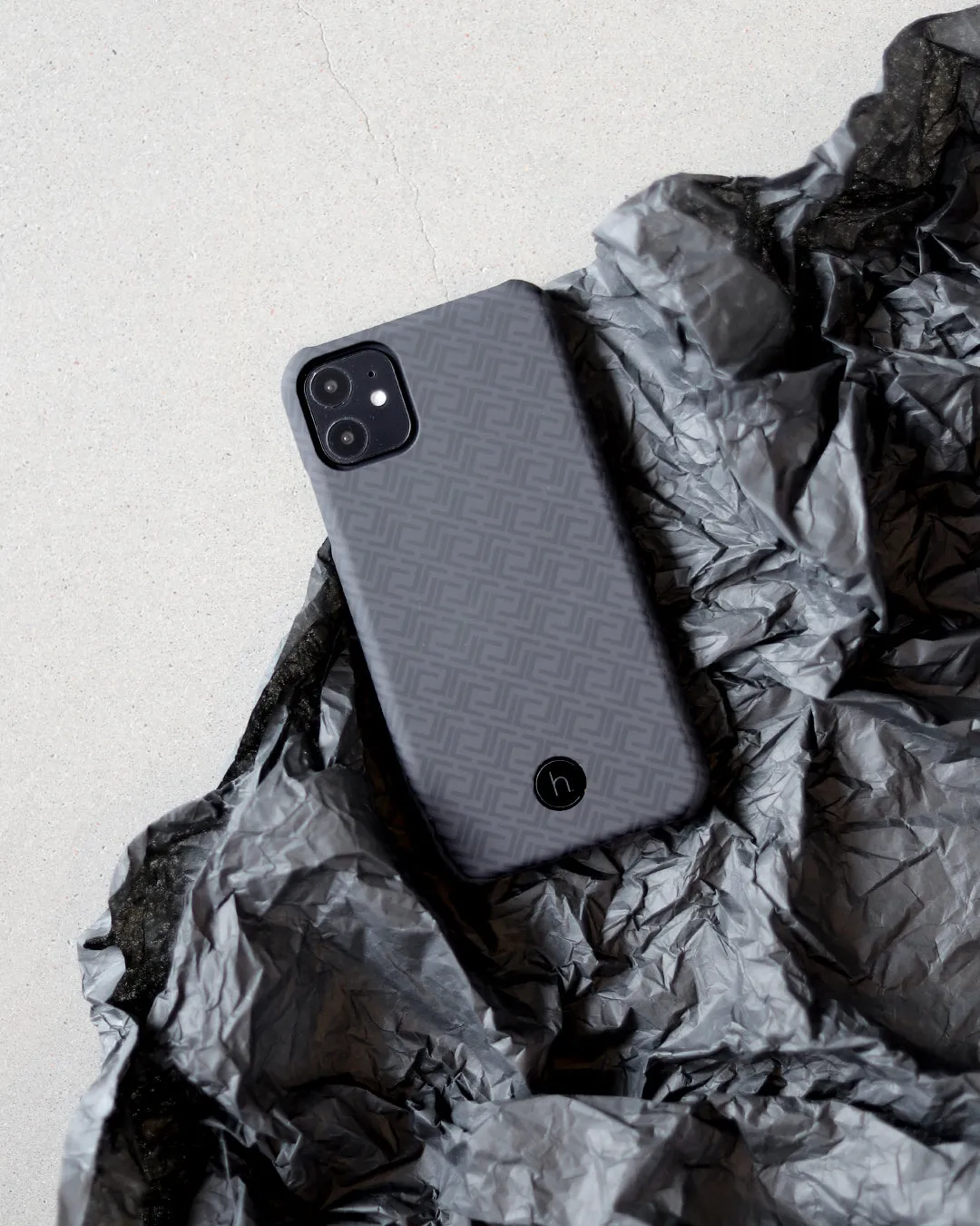 Holdit Style Phone Case for iPhone 11 Pro / Xs / X Celia Series - PARIS CELIA BLACK & BLACK