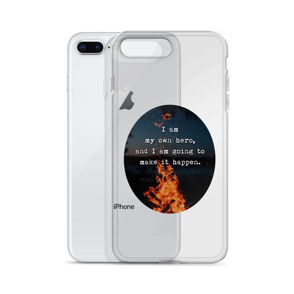 I Am My Own Hero iPhone Case