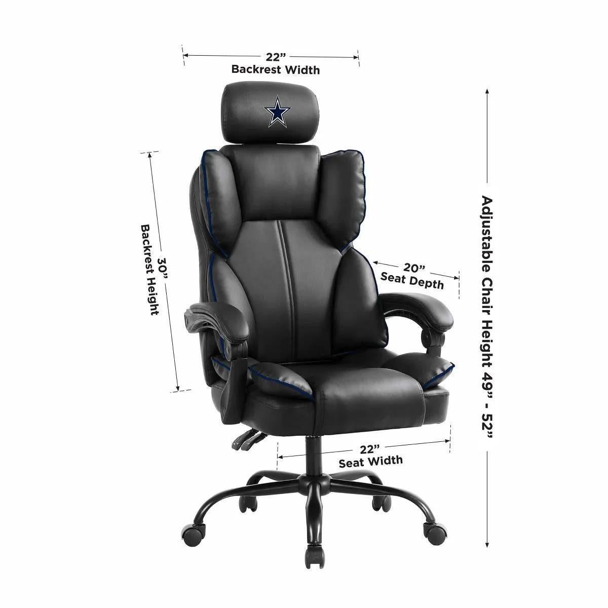 Imperial Dallas Cowboys Champ Chair