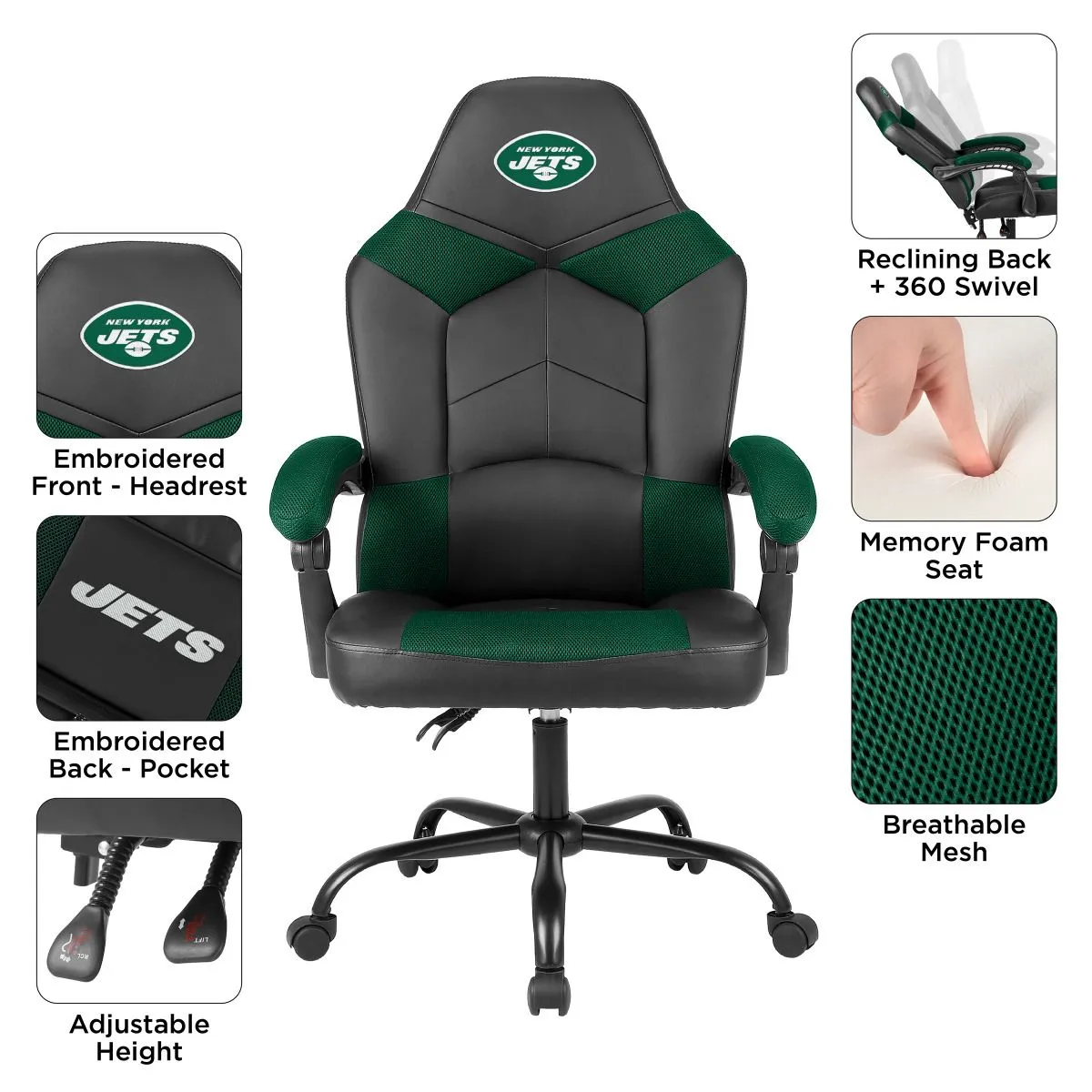 Imperial New York Jets Oversized Office Chair