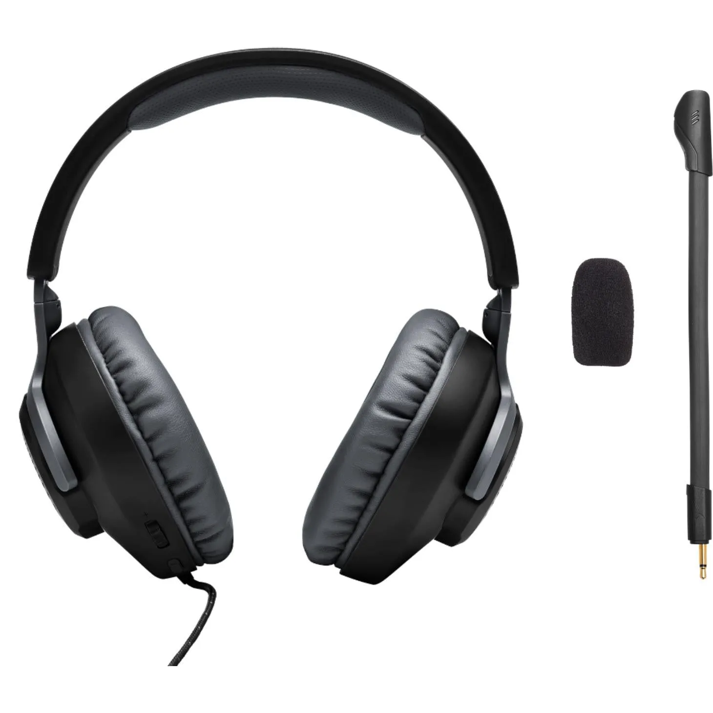 JBL Free WFH Wired Over-Ear Headset (Black)