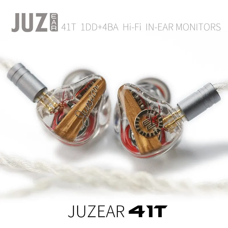 JUZEAR 41T 1DD 4BA Hybrid In-Ear Monitor IEMs