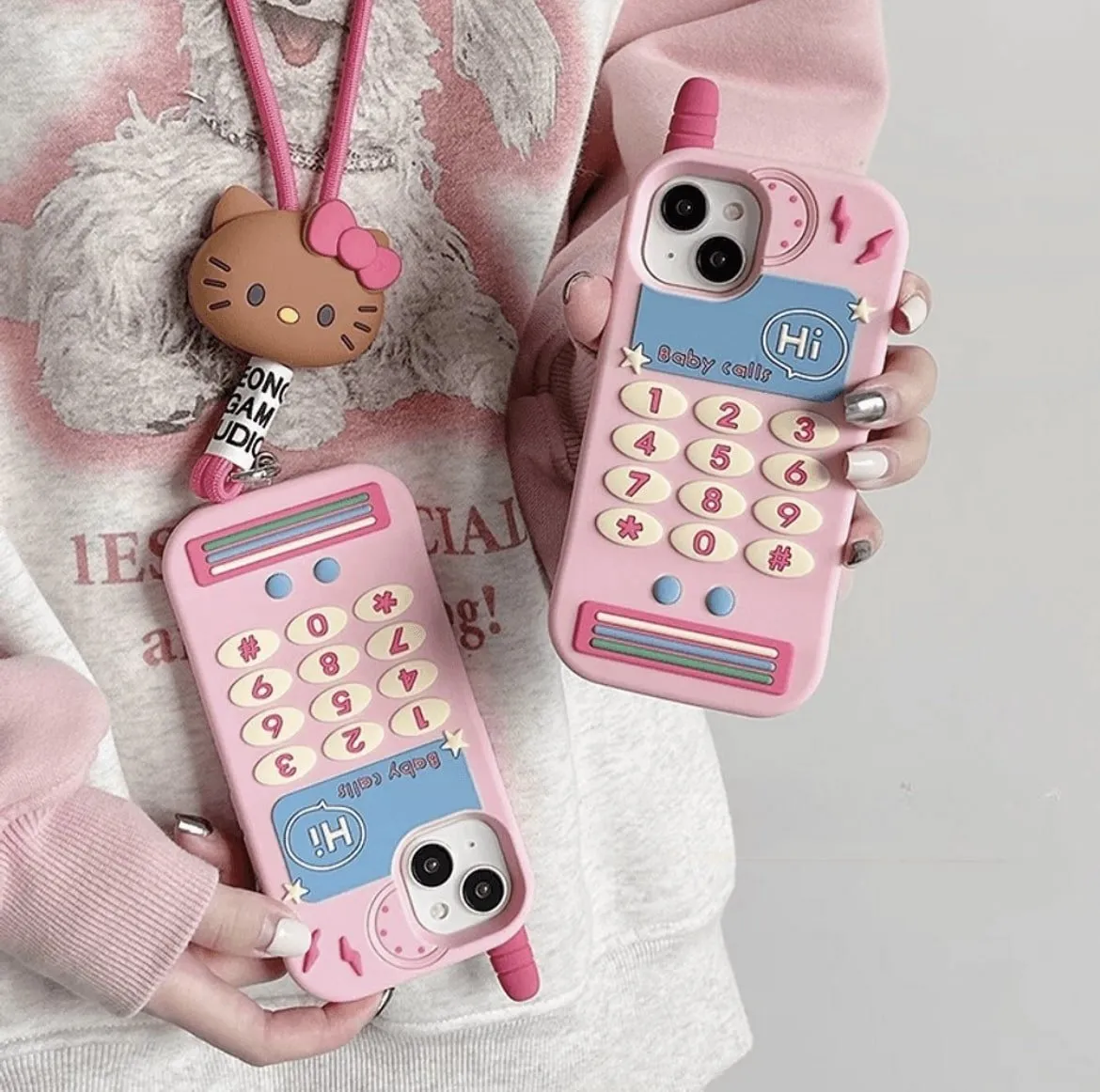 Kawaii Hello Kitty Retro iPhone Case