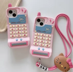 Kawaii Hello Kitty Retro iPhone Case