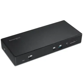 Kensington Docking Station SD4850P USB-C 10Gbps Triple Video Driverless 100W PD Black