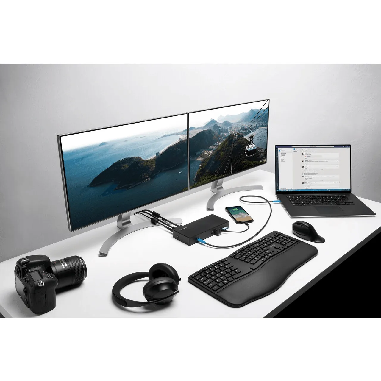 Kensington Docking Station SD4850P USB-C 10Gbps Triple Video Driverless 100W PD Black