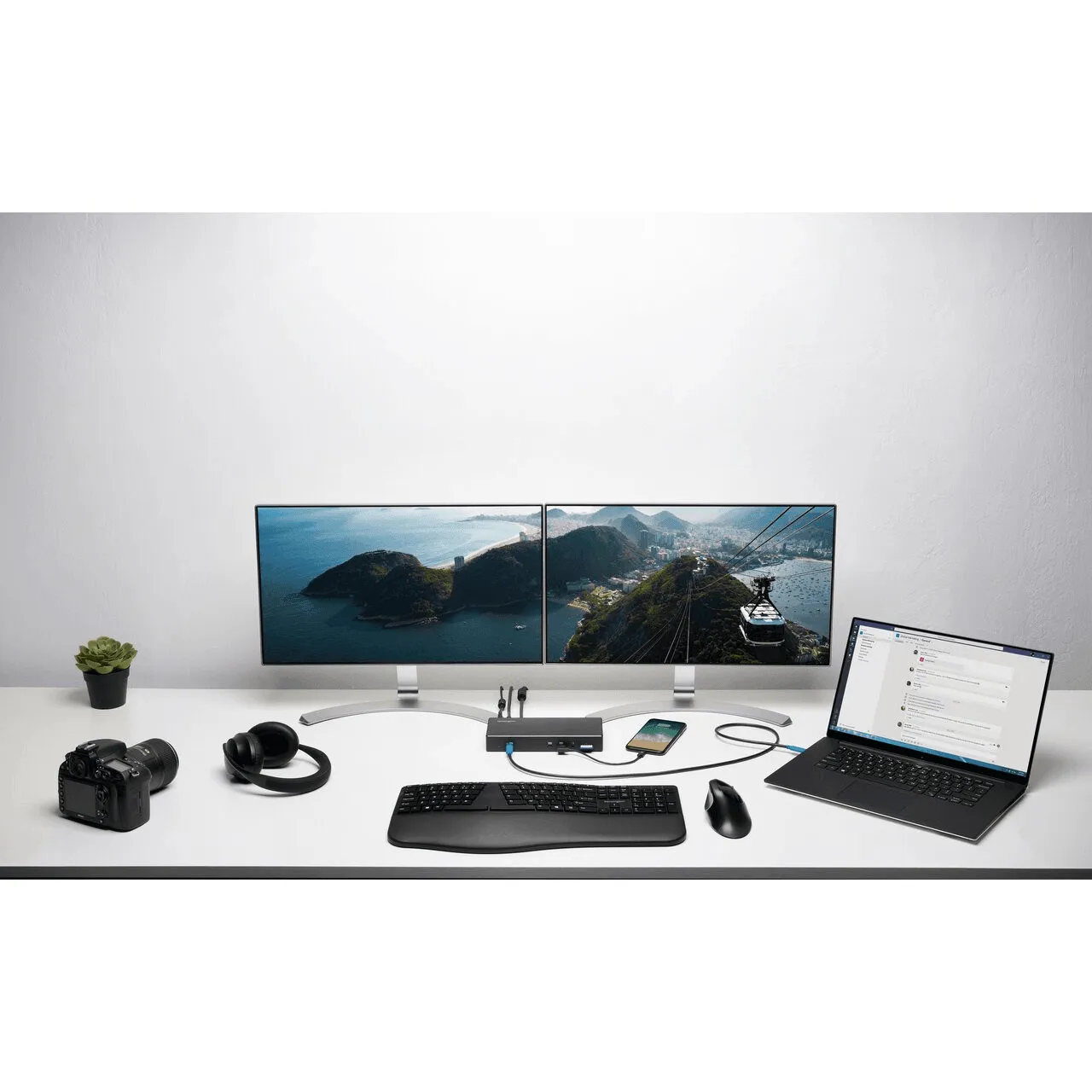 Kensington Docking Station SD4850P USB-C 10Gbps Triple Video Driverless 100W PD Black