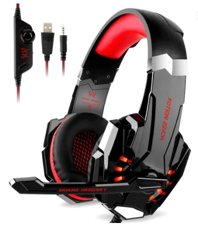 Kotion G9000 Wired Noise Cancelling Surround Sound Gaming Headset with LED Light