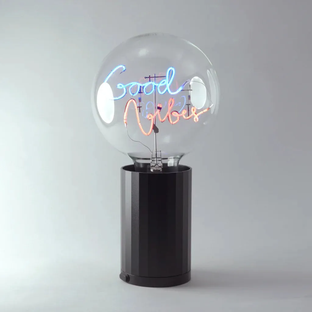 Lamp Base Portable Black