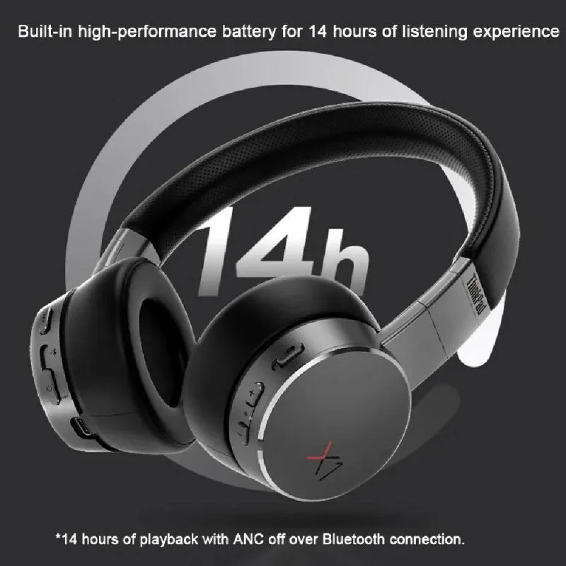 Lenovo ThinkPad X1 Head-mounted Active Noise Reduction Bluetooth Headphones