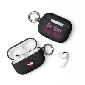 Lesbian Pride Rubber Case for AirPods - Star