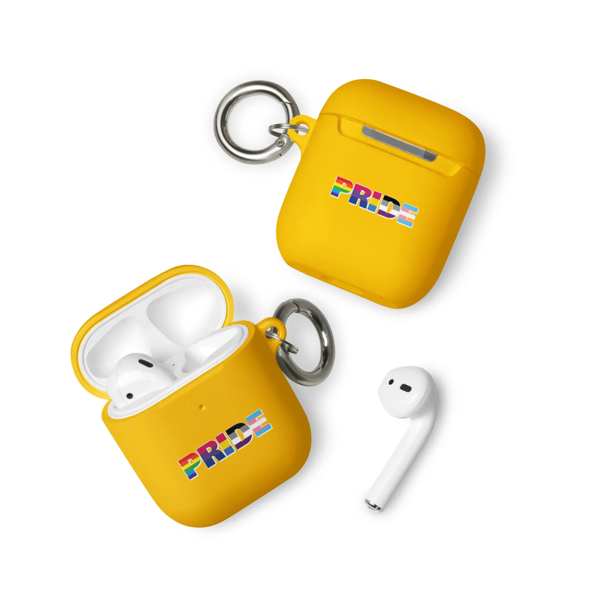 LGBTQ Pride Flag Rubber Case for Apple AirPods - Pride with Flags
