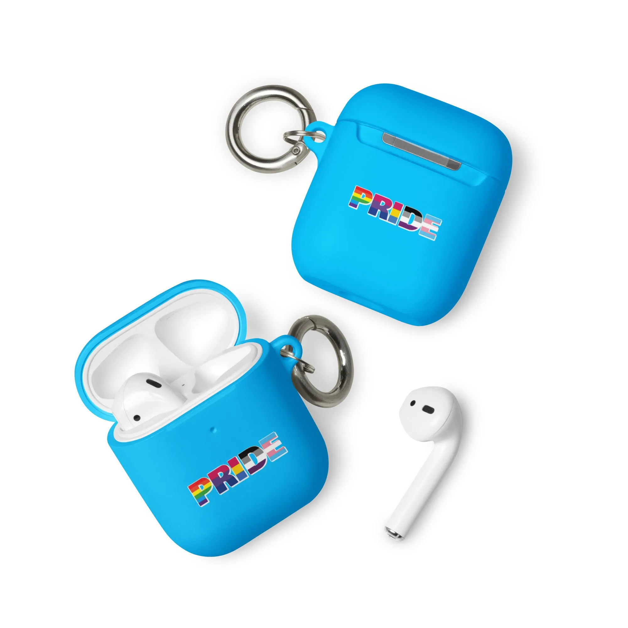 LGBTQ Pride Flag Rubber Case for Apple AirPods - Pride with Flags