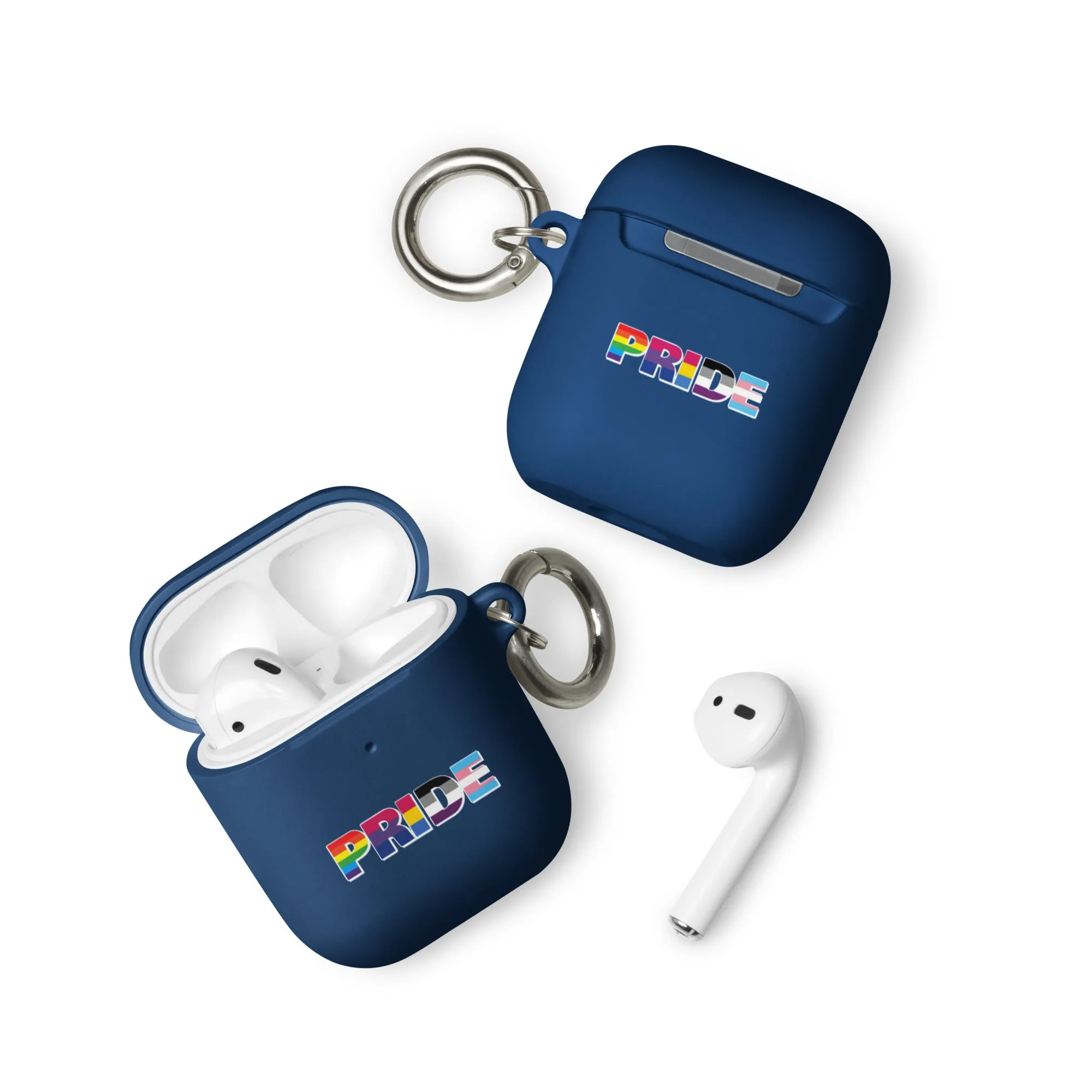 LGBTQ Pride Flag Rubber Case for Apple AirPods - Pride with Flags