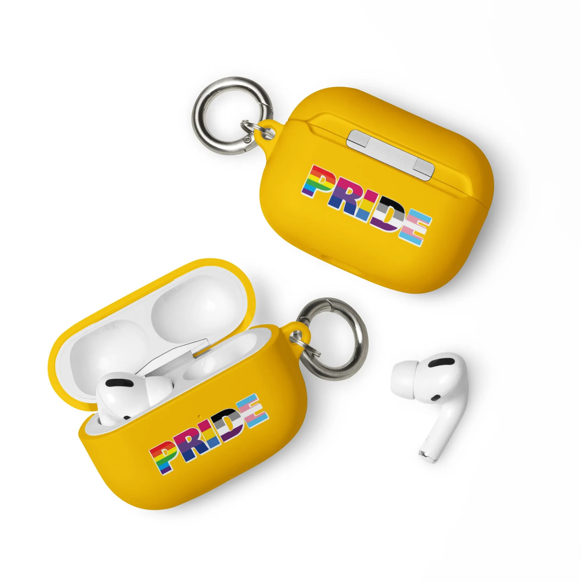 LGBTQ Pride Flag Rubber Case for Apple AirPods - Pride with Flags