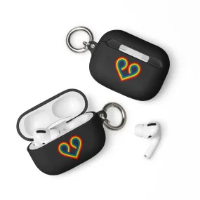 LGBTQ Pride Rubber Case for Apple AirPods - Pride Heart