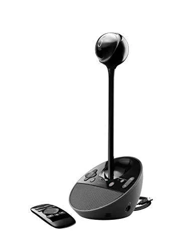 Logitech Conference Video Conference Webcam, HD 1080p Camera with Built-In Speakerphone