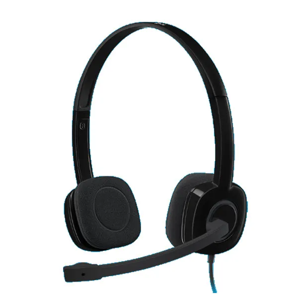 Logitech H151 Stereo 3.5mm audio jack Headset-Black AU Stock