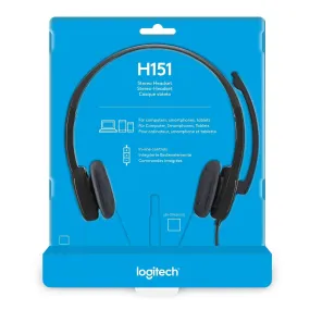 LOGITECH H151 WIRED STEREO HEADSET