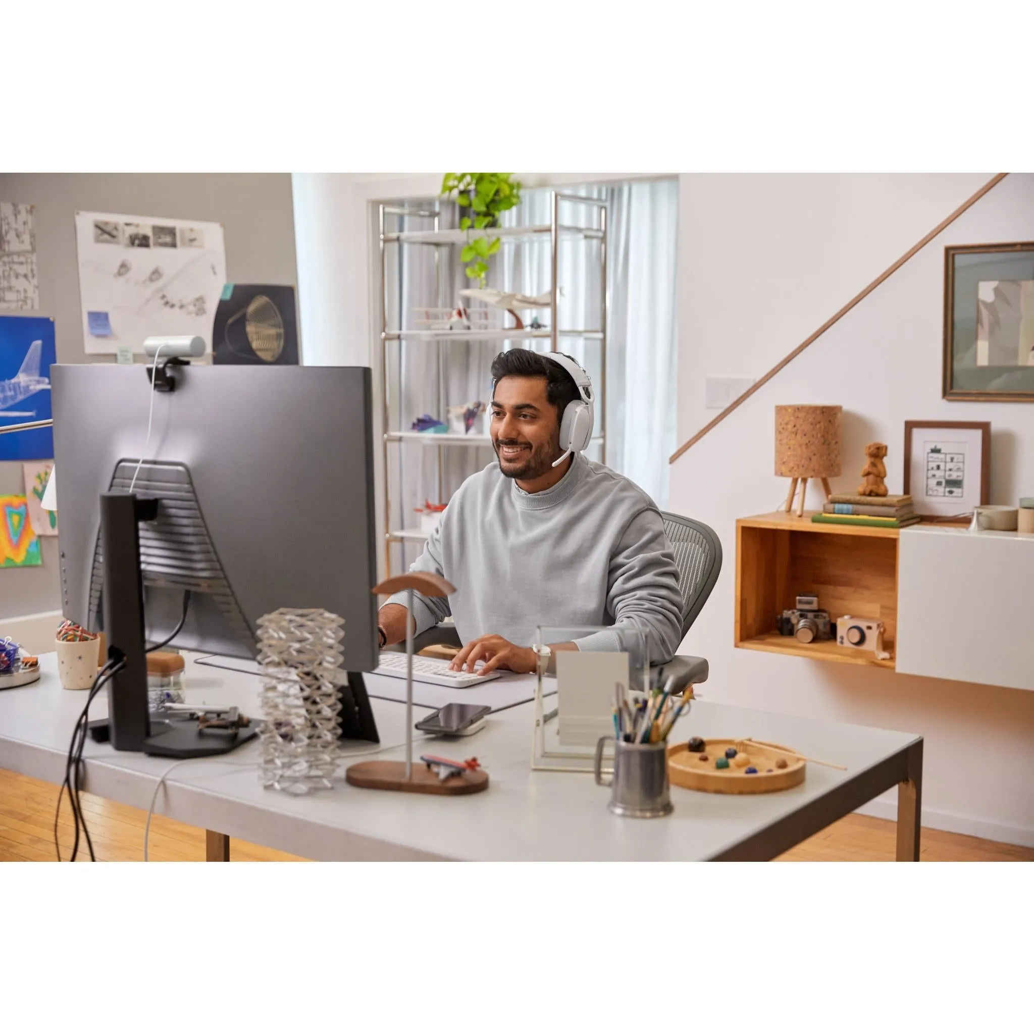 Logitech Zone Vibe 100 Bluetooth Headset (Off White)
