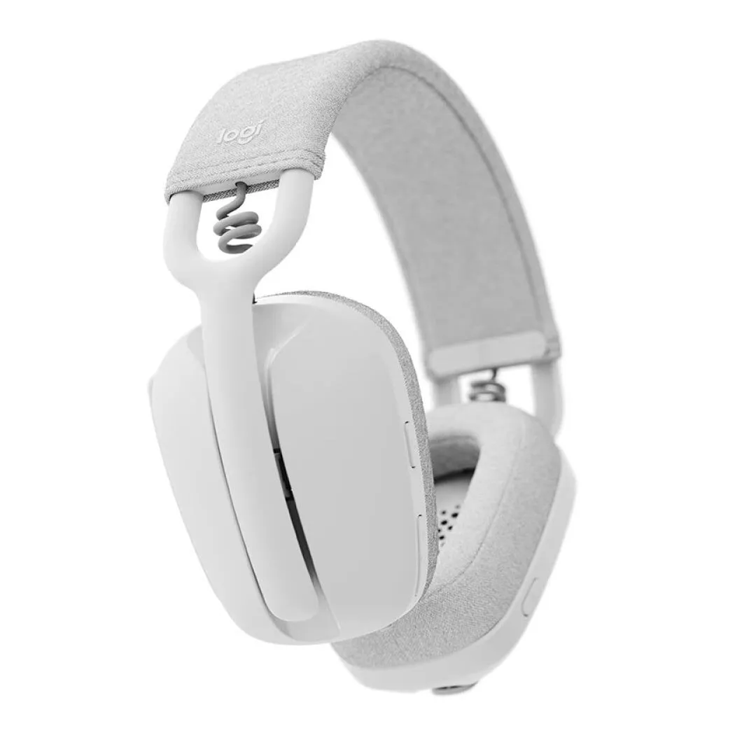 Logitech Zone Vibe 100 Wireless Headset, White