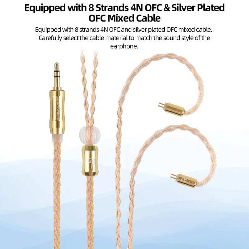 LZ A2 PRO 1 Dynamic 2 Knowles BA Hybrid 3 Driver HIFI Earphone